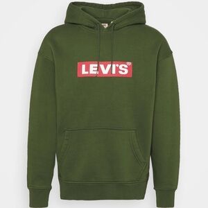 Levi's Olive Green Hoodie for Men